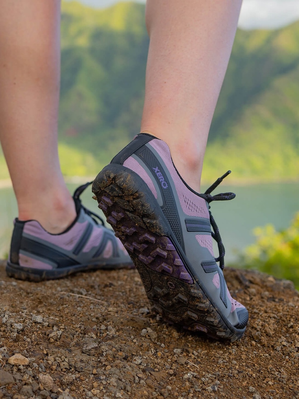 Xero Shoes Mesa Trail II – Women Sage Purple Trail Running Size 10